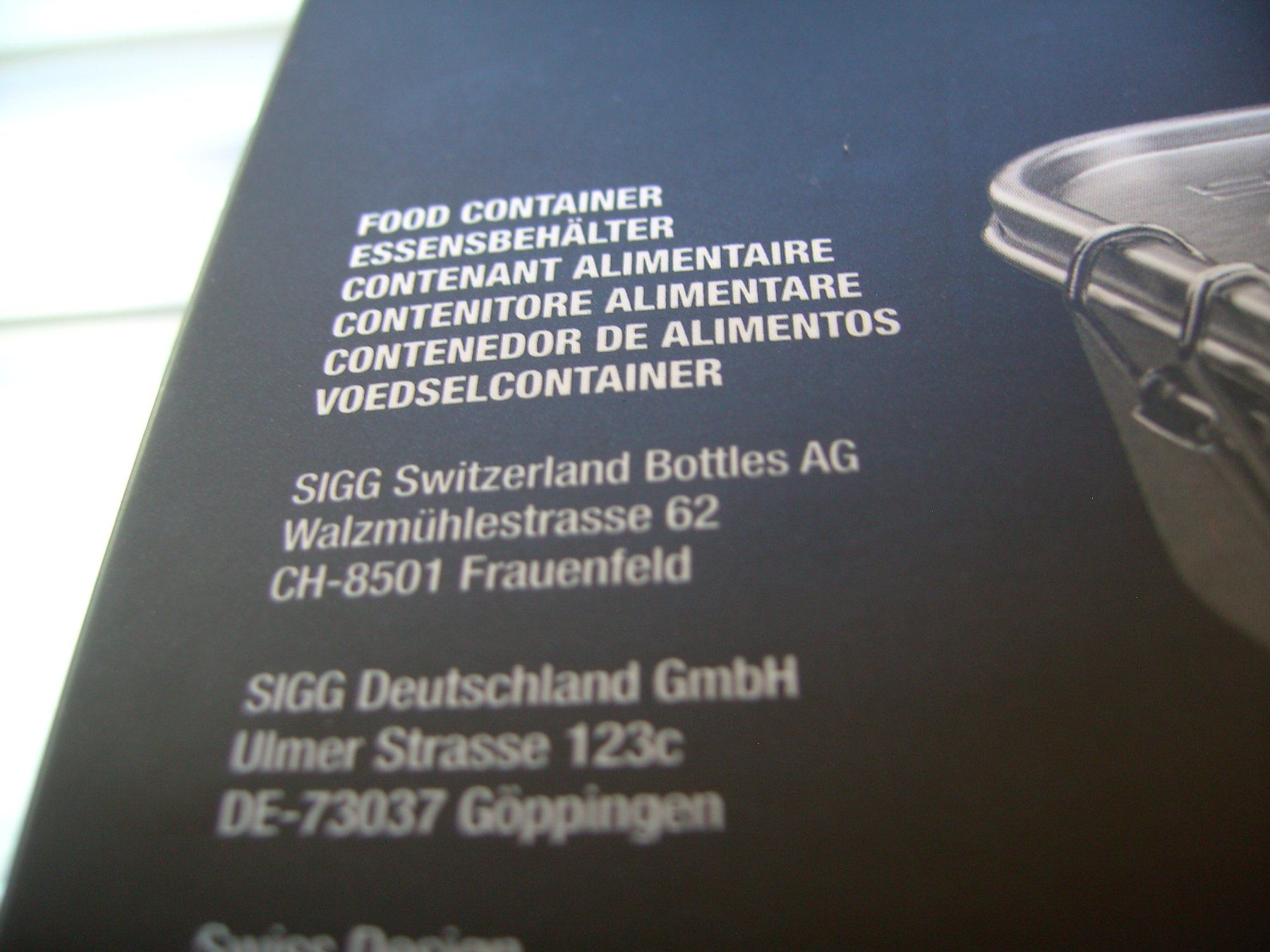 Sigg Behälter & Ähnliches: SIGG Gemstone Foodbox,Essensbehälter,Lunchbox – Neu und originalverpackt aus Grindelwald von Rs48 4