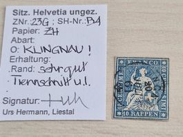 Strubel 23G, signiert, KLINGNAU, ab 1.-