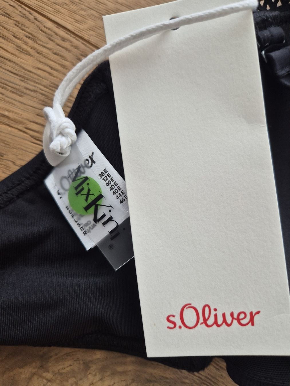 S.Oliver Costumi da bagno & Bikini: S.Oliver Bikini-Top neu, schwarz, Grösse 38E – Nuovo (secondo la descrizione) da Römerswil LU venduto da cfm_j789 1