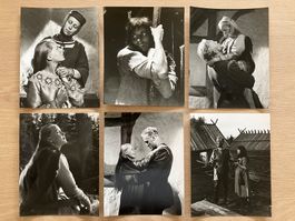Set von 30 s/w Fotos, I. BERGMAN, Die Jungfrauenquelle, 1960