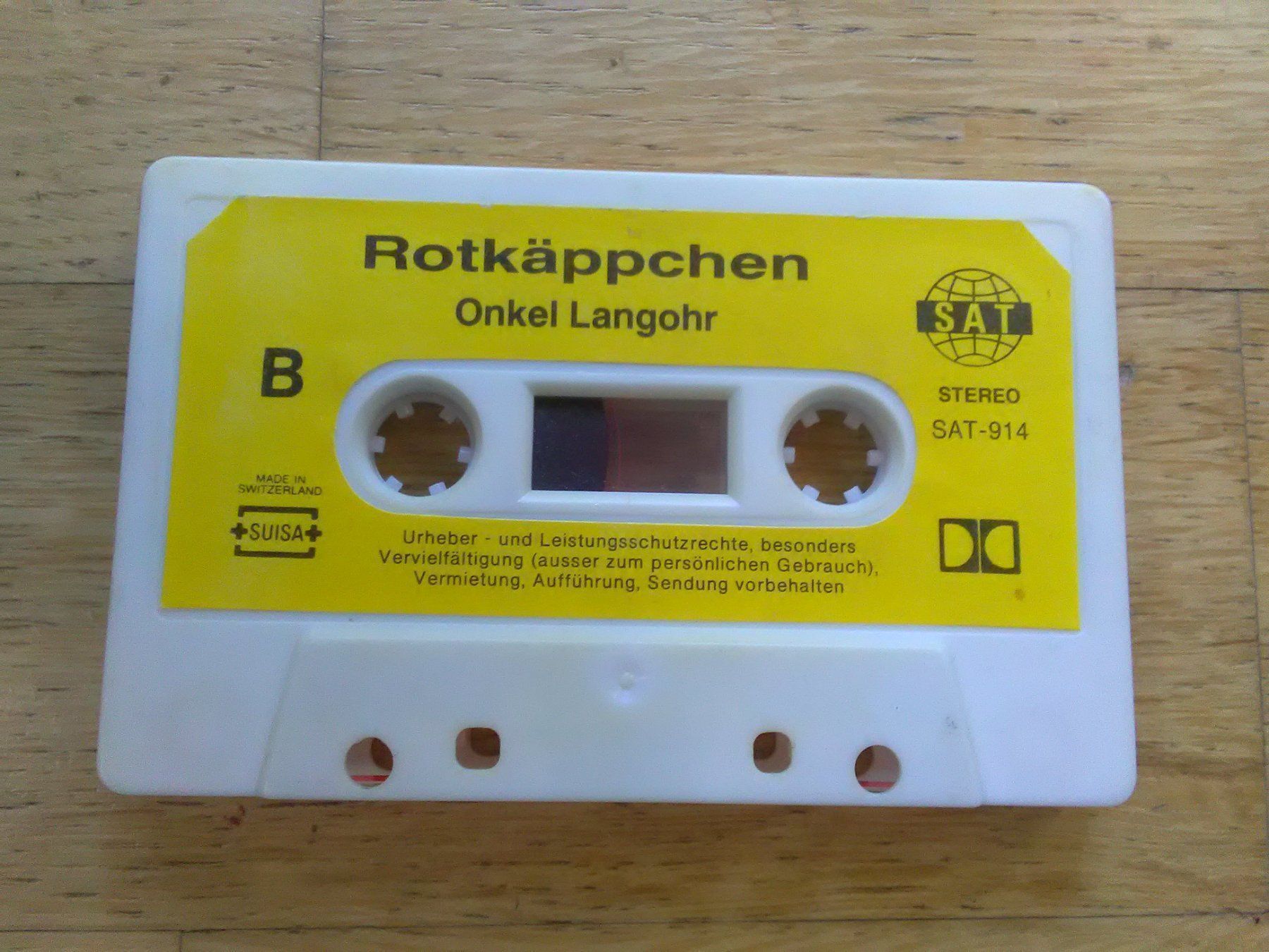 Kompaktkassetten: Rotkäppchen: Onkel Langohr (BibliothekX) – Gebraucht aus St.Galllen von elkaphone 3