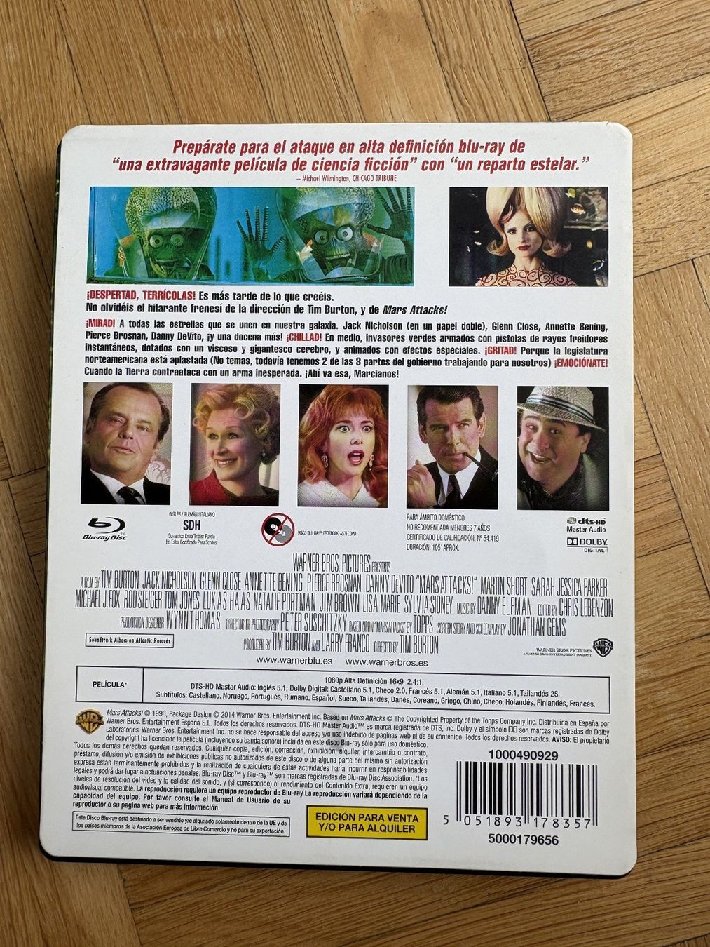 Tous les DVDs: Mars Attacks! - Steelbook - Blu-ray – D'occasion à Zürich par Malcom 2