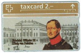 Taxcard 324L_18945 F. Wilhelm III. von Preussen gebraucht