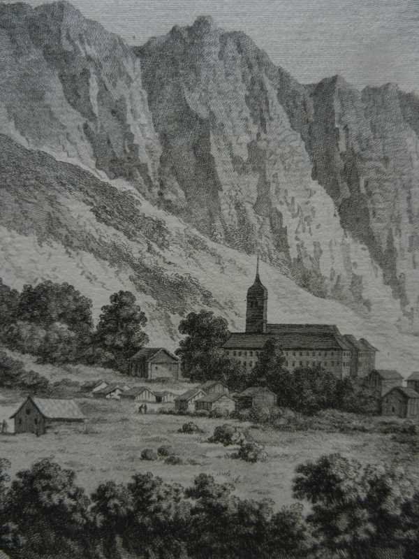 Incisioni: Pfäfers Kloster Kupferstich – Usato da Risch venduto da Rischli15 4