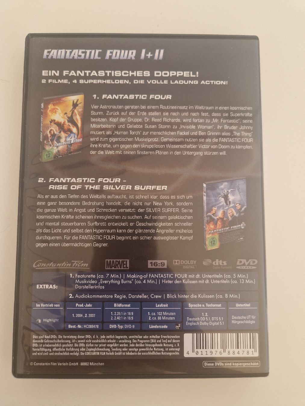 Tous les DVDs: Fantastic Four 1+2 DVD – D'occasion à Emmenbrücke par alexa1983 1