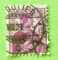  Nr.122 Brustbild der Helvetia mit Schwert GESTEMPELT    