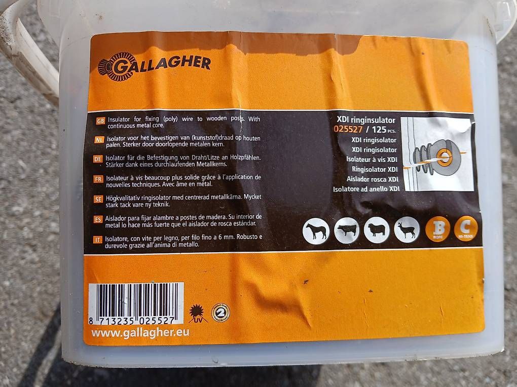 Altre attrezzature per stalle: Gallagher Isolatoren neu – Usato da Brülisau venduto da RICKI1MI260677 1