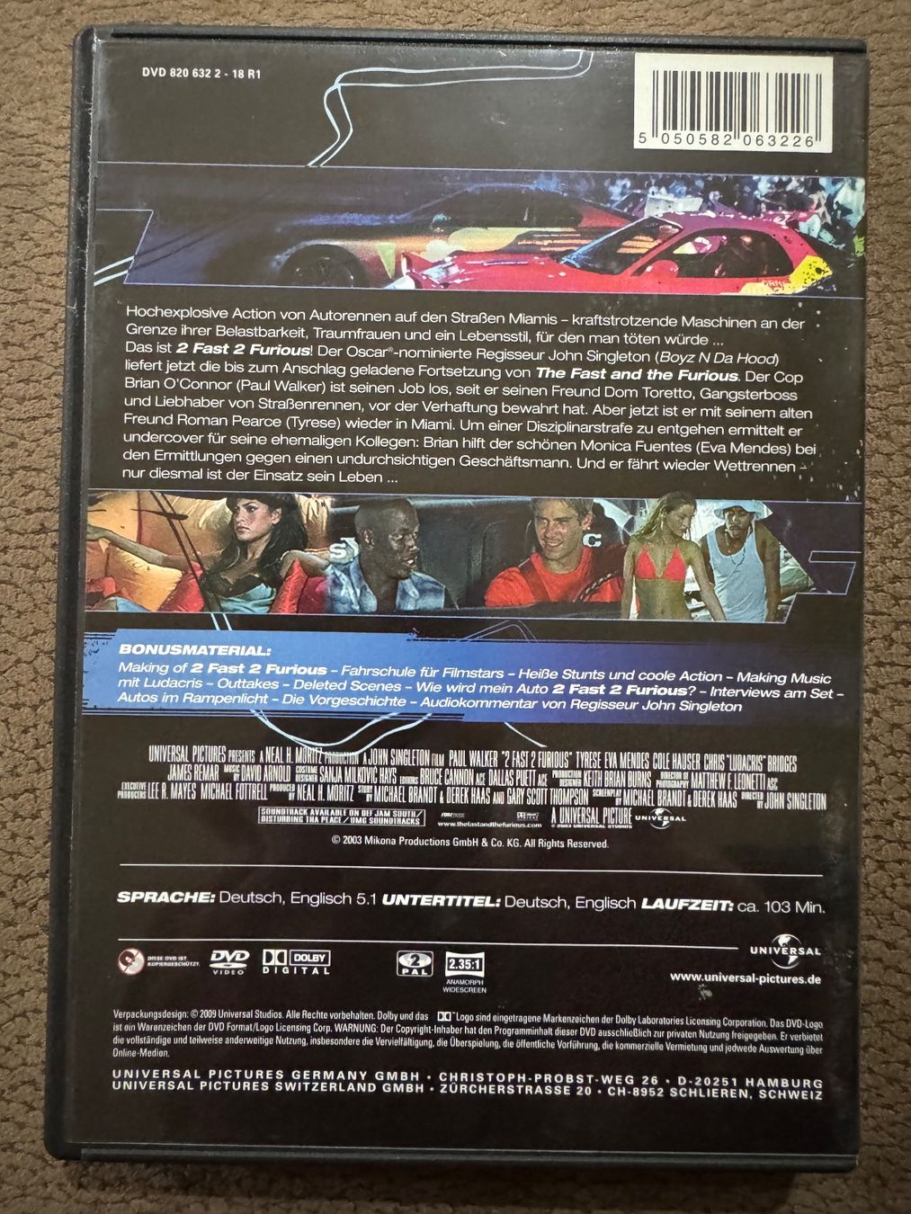 Tous les DVDs: 2 Fast 2 Furious – D'occasion à Dietikon par MuNathy 1