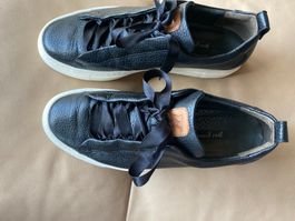 PAUL GREEN Sneakers Gr. 6 / 39 schwarz Glattleder w neu