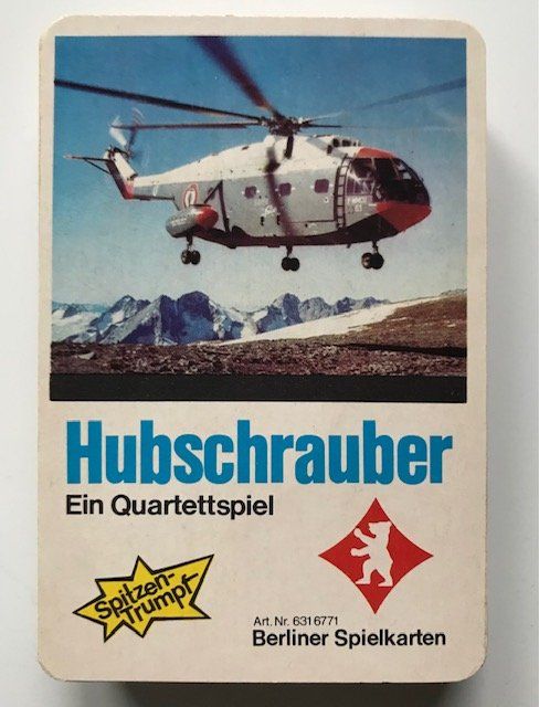Giochi: Quartett Hubschrauber Art.Nr. 631 6771 – Usato da Zürich venduto da gigimai67