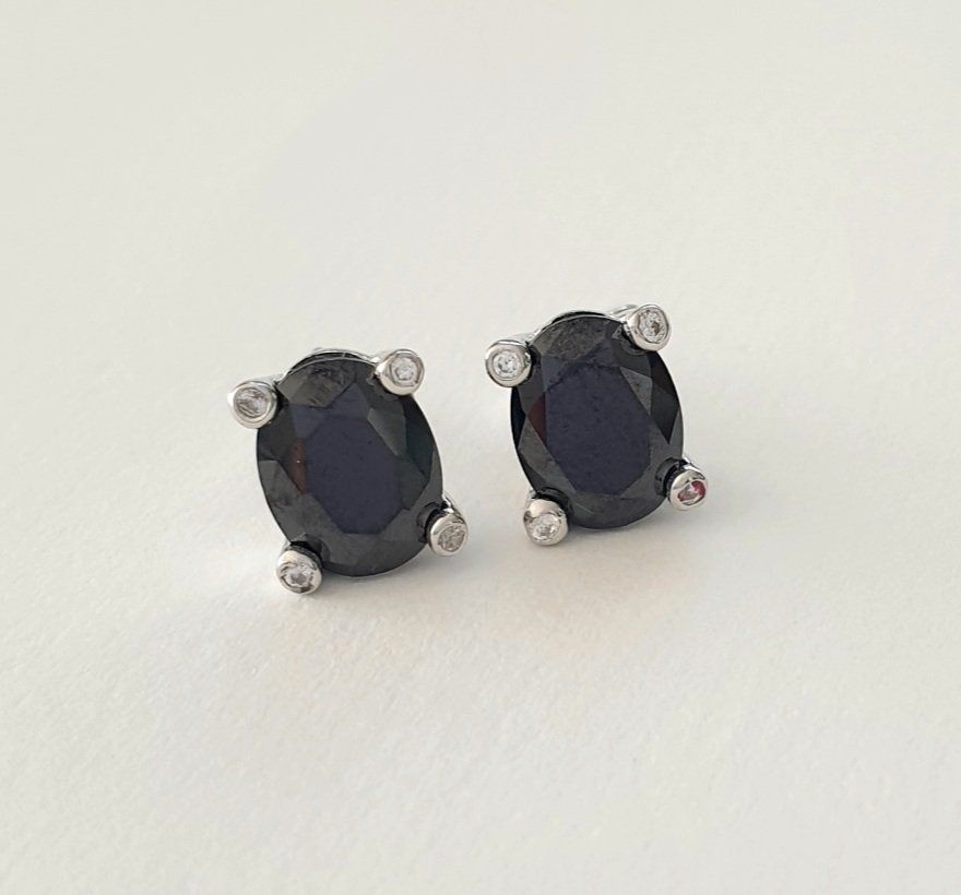 Orecchini pendenti & Orecchini a lobo: Silber 925 Onyx Ohrringe -  Neu – Nuovo e nell'imballaggio originale da Uetikon am See venduto da Coralreef 2