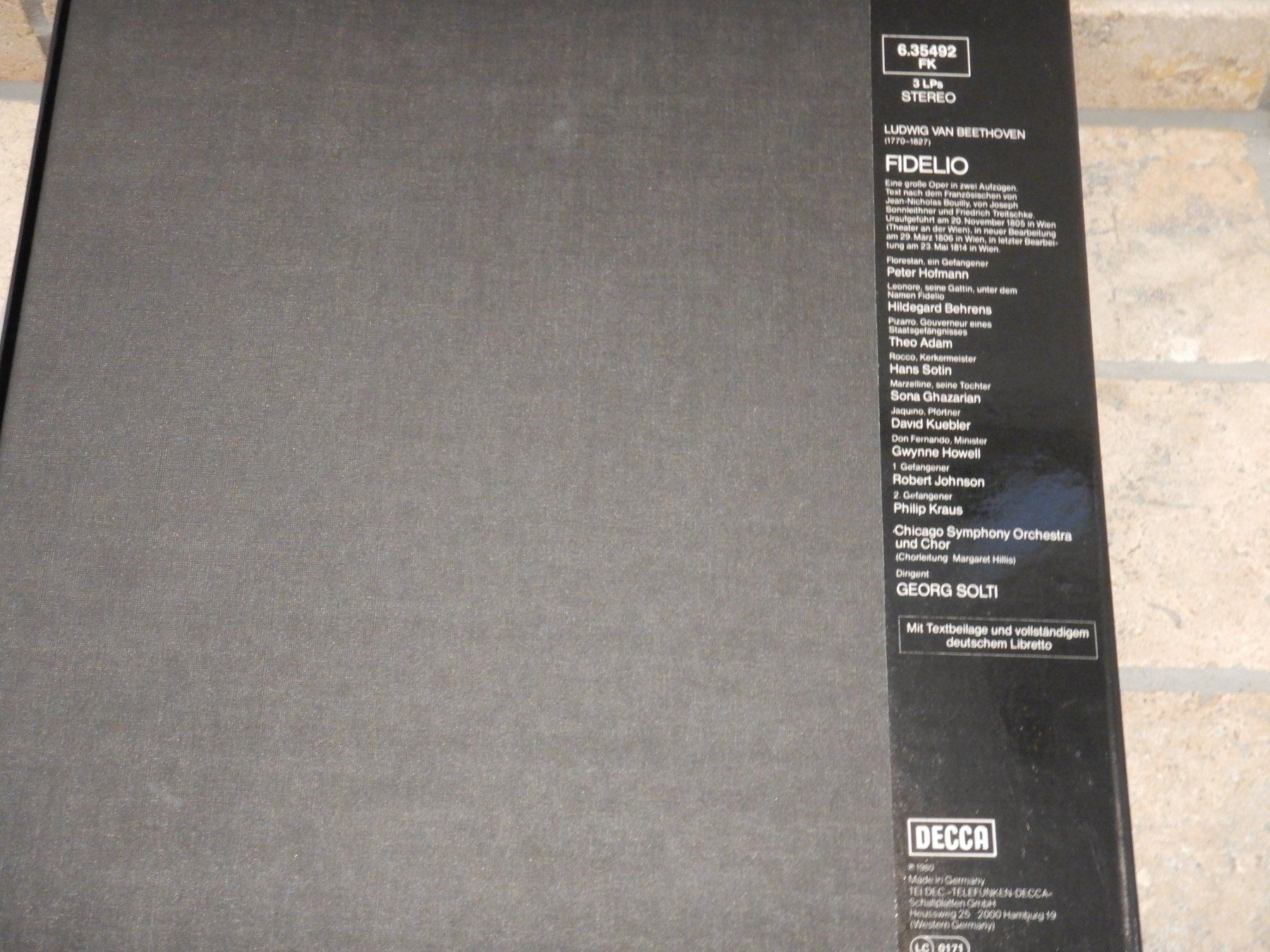 Vinyles: Fidelio, Beethoven, Chicago Symphony, 3 Schallplatten – D'occasion à Mörschwil par Monzar 2