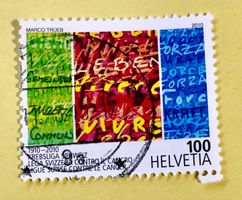 Nr.1343 Sondermarken 100 Jahre Krebsliga Schweiz  GESTEMPELT