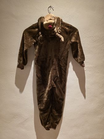 Pyjama renne doux et chaud, parfait pour les jours de pluie!