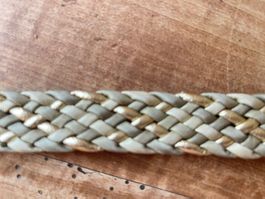 3-farbiger Flechtgurt, Grösse 90 cm, Damen