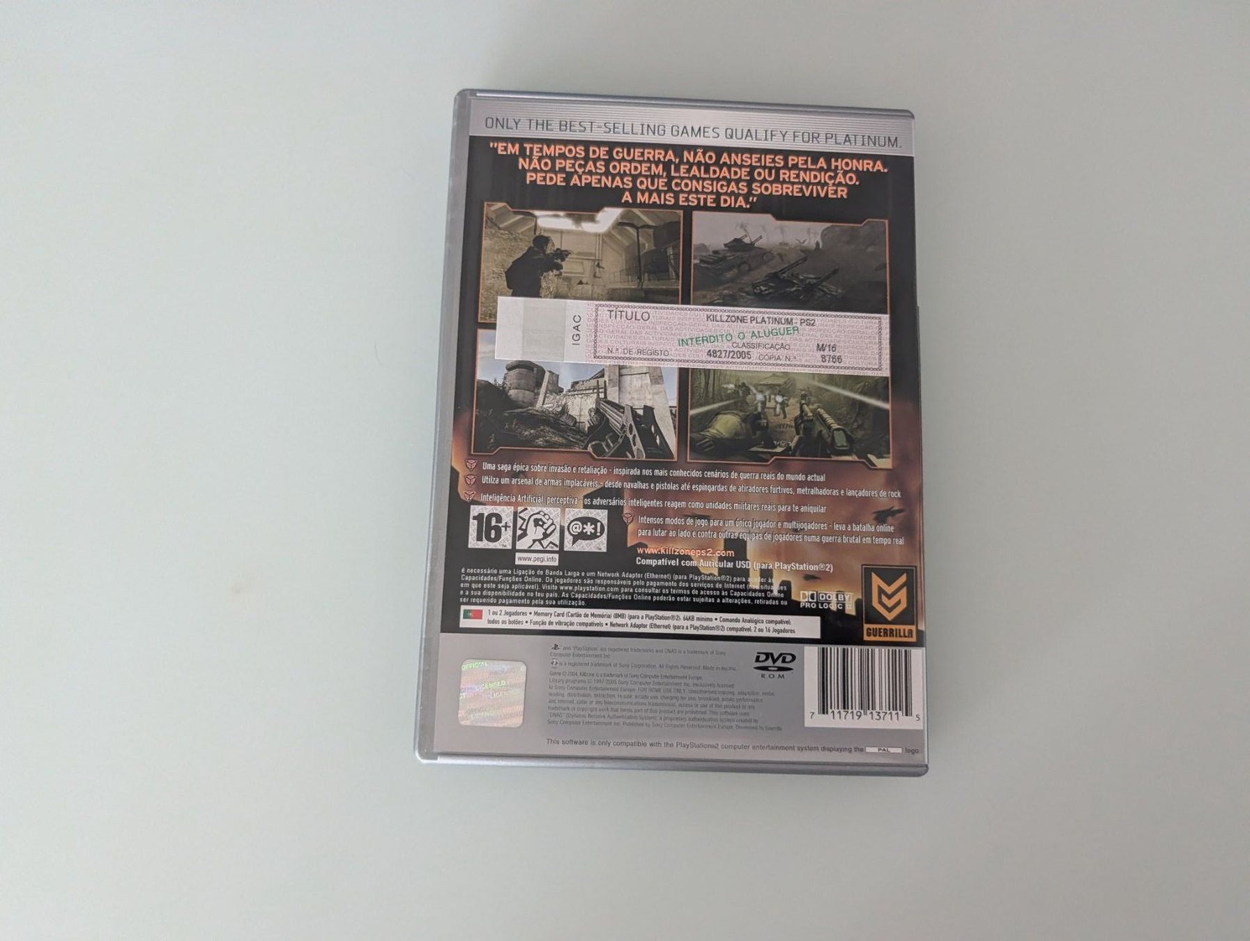 Sony Giochi: Killzone Platinum (PS2) – Usato da Winterthur venduto da sax8400 2