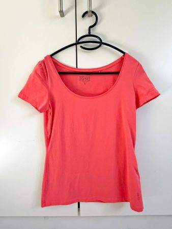 Kurzarmshirt Esprit - Coral - Grösse S