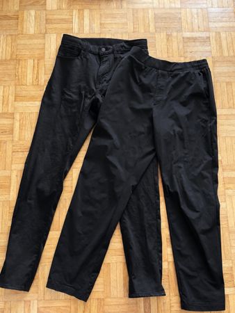 UNIQLO Hosen-Bundle – 2x Schwarz, Grösse S