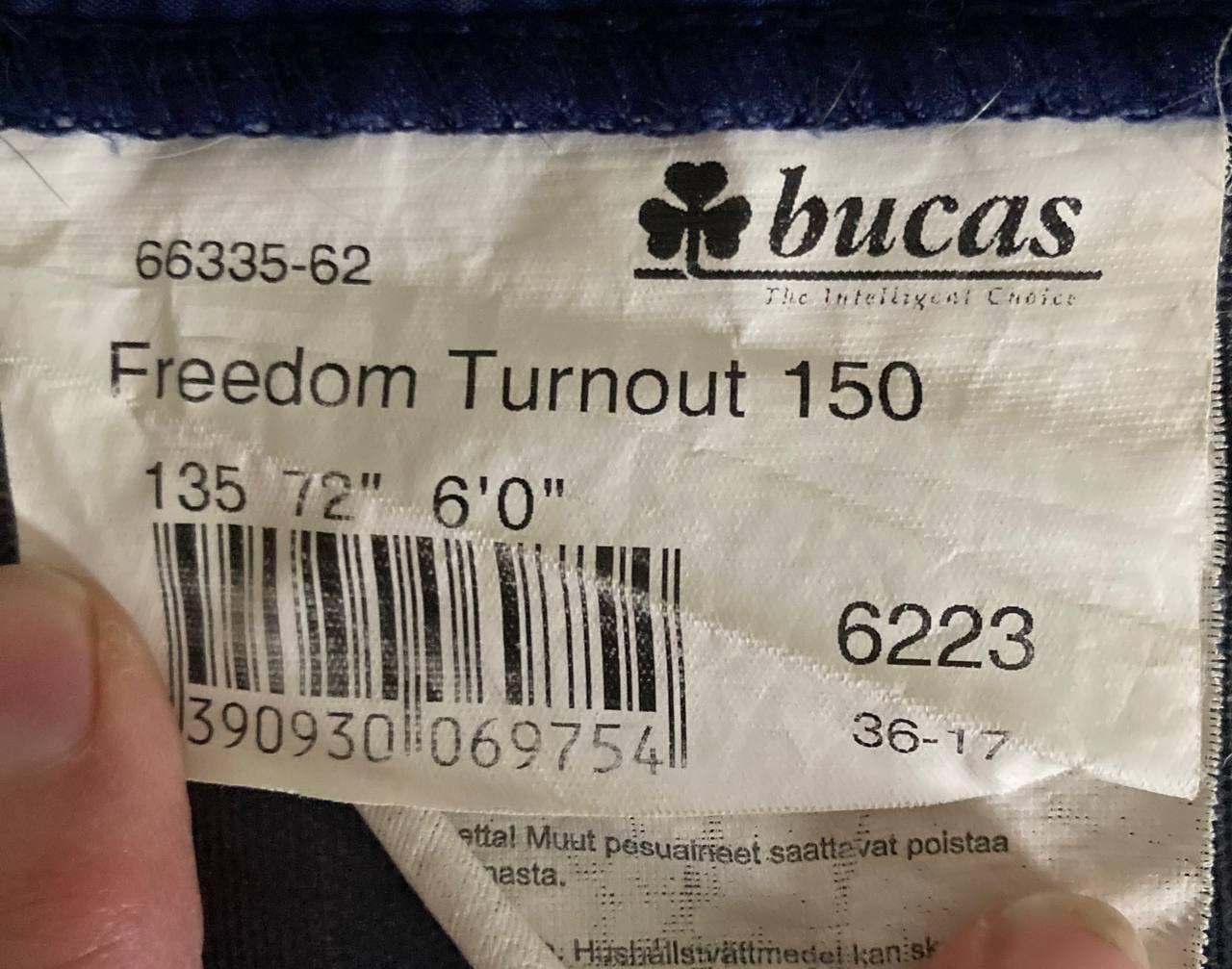 Decken & Deckenzubehör: Bucas Freedom Turnout – Gebraucht aus Weingarten-Kalth von karisjah 1