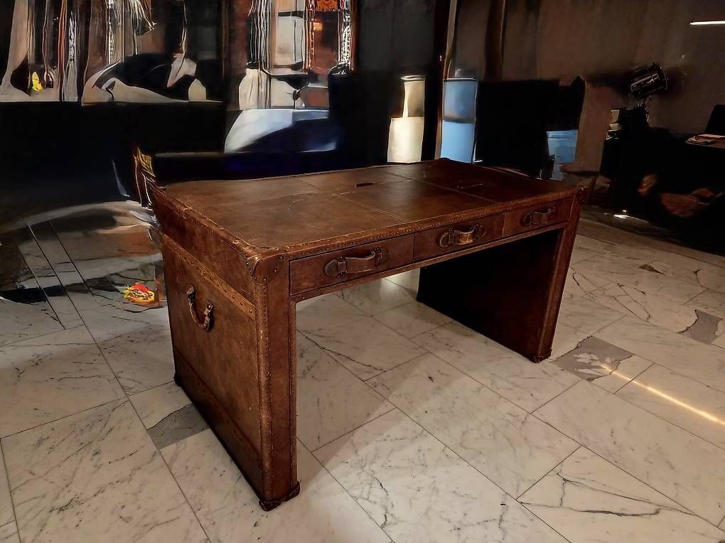 Scrivanie: Exclusiv Leder Schreibtisch  – Usato da Wollerau venduto da avl_5jlw 2