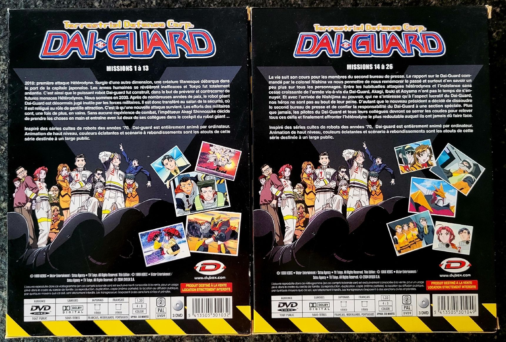 Tutti i DVDs: Lot de 2 DVD Dai-Guard – Usato da Montet (Glâne) venduto da KOADA 1