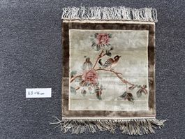 Wandteppich mit Vogelmotiv 63x46 cm gebraucht
