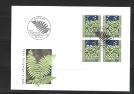 FDC Pro Juventute  Viererblock 1993