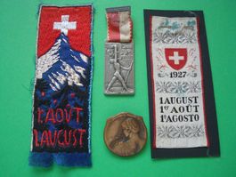 Abzeichen 1. August 1924-25-26-27