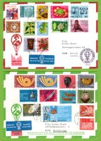 1973 + 1976 - 2 Ballonpostbriefe siehe Bild LP