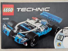 LEGO Technic 42091 Polizei Verfolgungsauto Top Zustand!