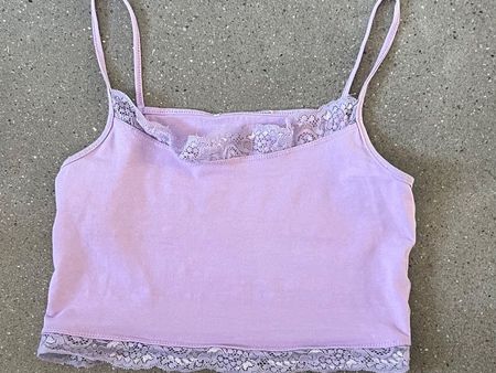 Cropped Spitzentop
