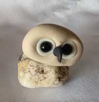 Eule Figur ist Handgemacht Wunder Schön Naturstein 
