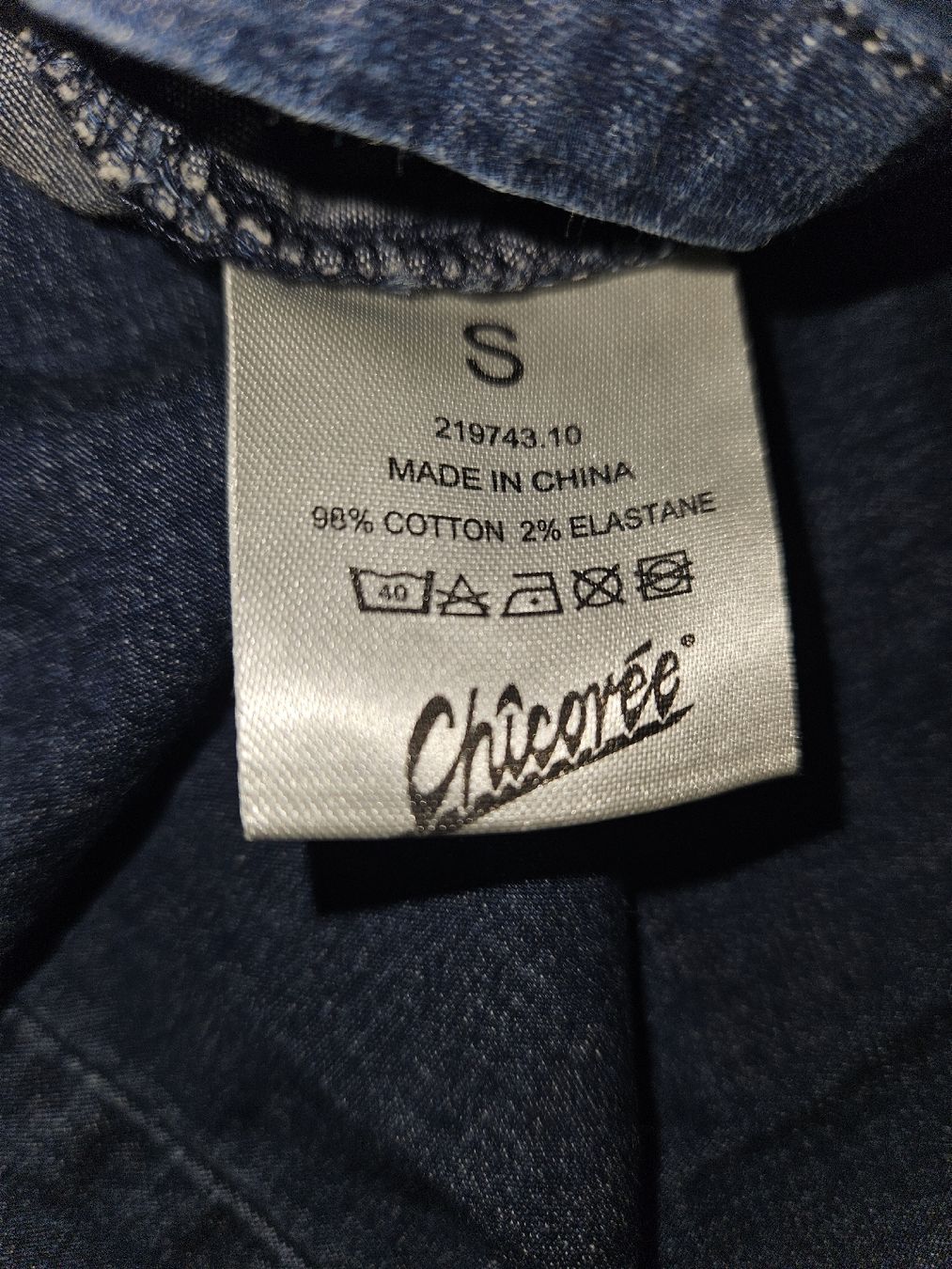 Vestiti: Chicorée Jeans Kleid Gr. S, Dunkelblau – Usato da Anwil venduto da tamoos 4