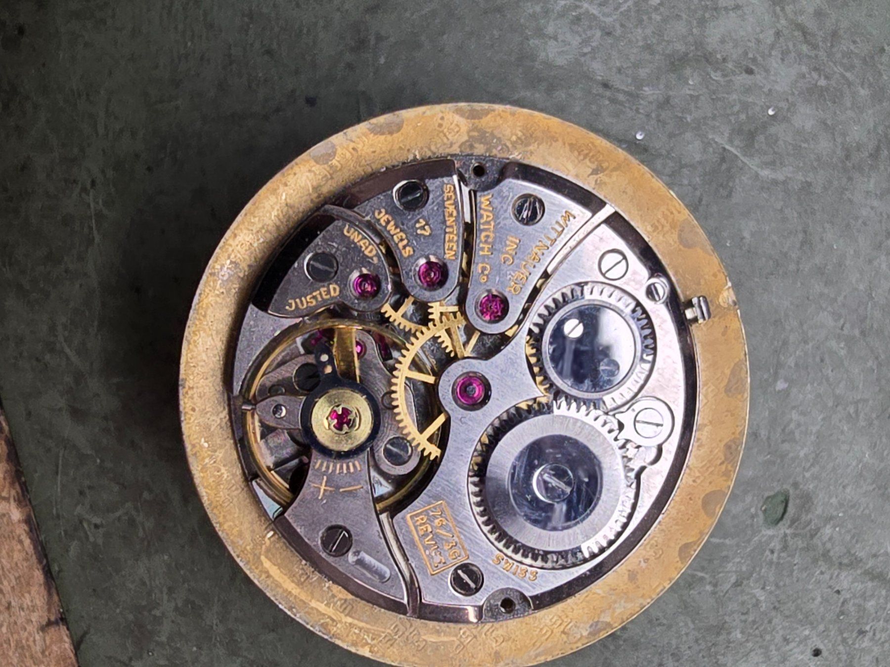 Orologi: Mouvement Wittnauer Revue 76 / 3G – Usato da Tramelan venduto da Nirdan 5