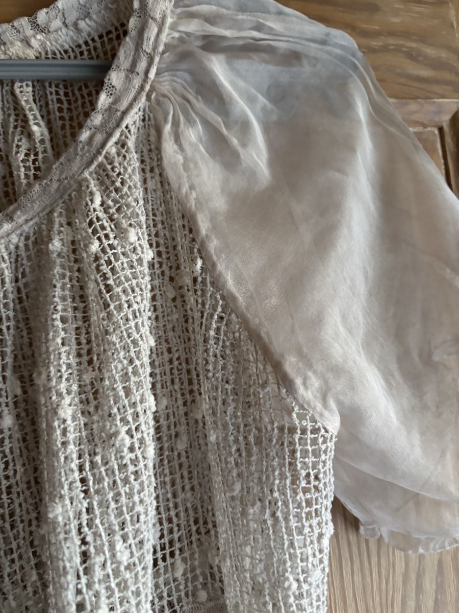 T-shirt: Shirt mit Spitze & Organza – Usato da Balsthal venduto da wasserente 4