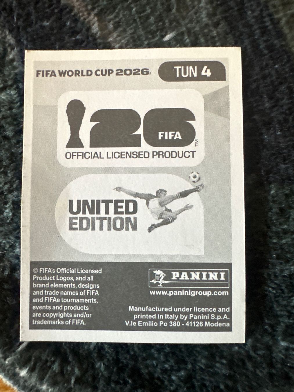 Panini Cartes à collectionner: Tun 4 – Neuf (Voir description) à Sion par loi_9vyj 1