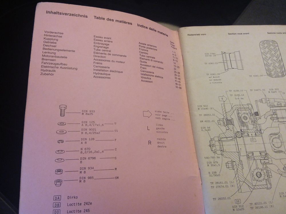 Aebi Terratrac TT 80, Ersatzteilbuch, Betriebshandbuch | Kaufen Auf Ricardo