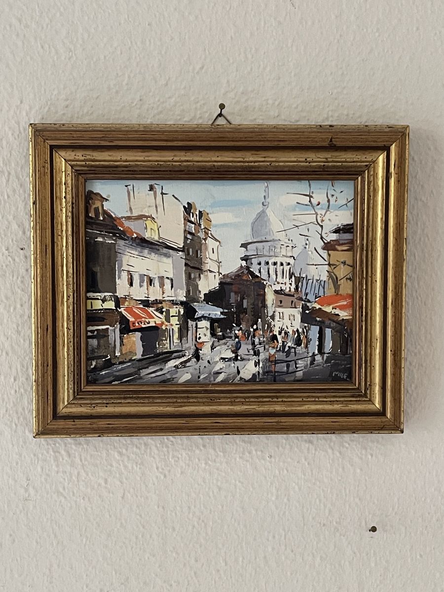 Dipinti: Öl-Bilder Paris 2 Stk – Usato da Arlesheim venduto da ren_5d2b 1