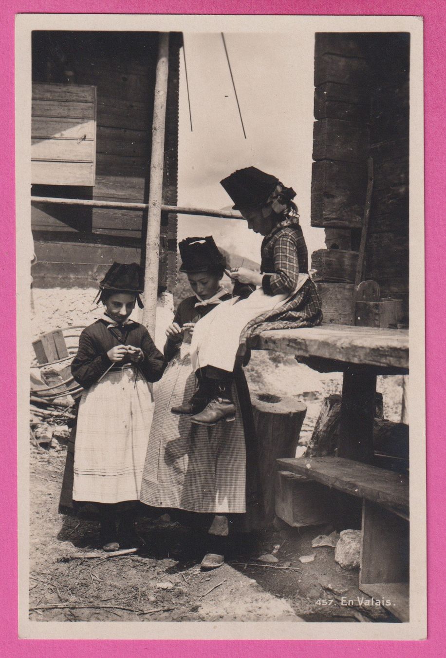 Cartoline postali: En Valais / Im Wallis – Usato da Einsiedeln venduto da dillie