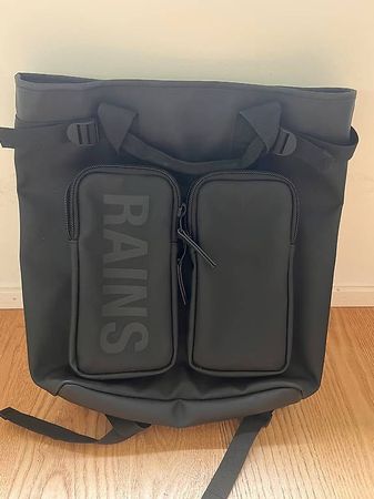 Rains Backpack groß, schwarz