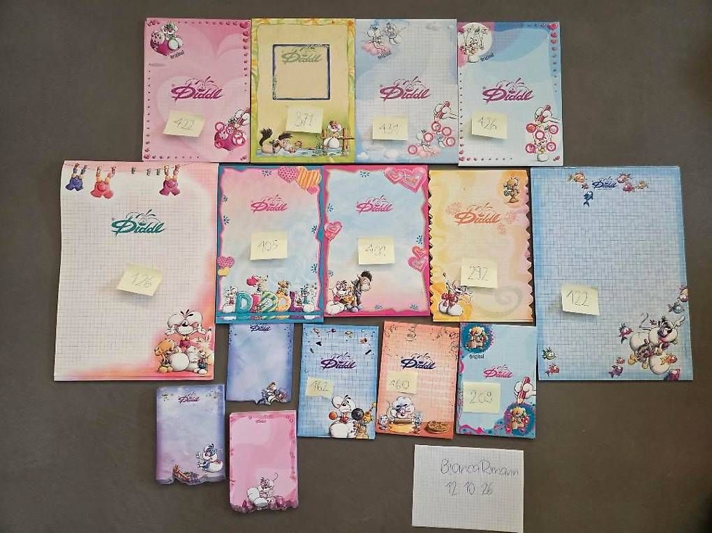 Papier: Diddl-Papier blockfrisch als Set oder einzeln – Neuf avec emballage d'origine à Merenschwand par bia_96rm