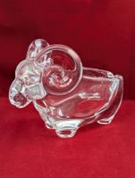 Vannes le Chatel Widder aus Kristall Glas, 70er Jahre