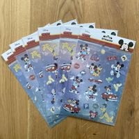 6 Pack Disney Mickey Mouse Stickers Neu Basteln Sammeln