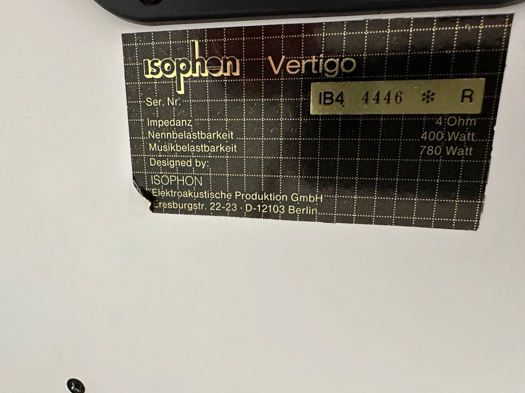 Casse acustiche: Isophon Vertigo Lautsprecher, ehem. High-End Referenzmodell – Usato da Dachsen venduto da Mluxury 6