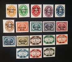 Deutsches Reich Dienstmarken 1920**