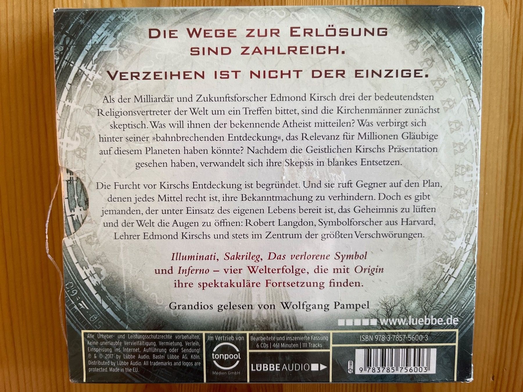 Livres audio: CD Hörbuch Dan Brown "Origin" – Neuf avec emballage d'origine à Zürich par Gurkis 1