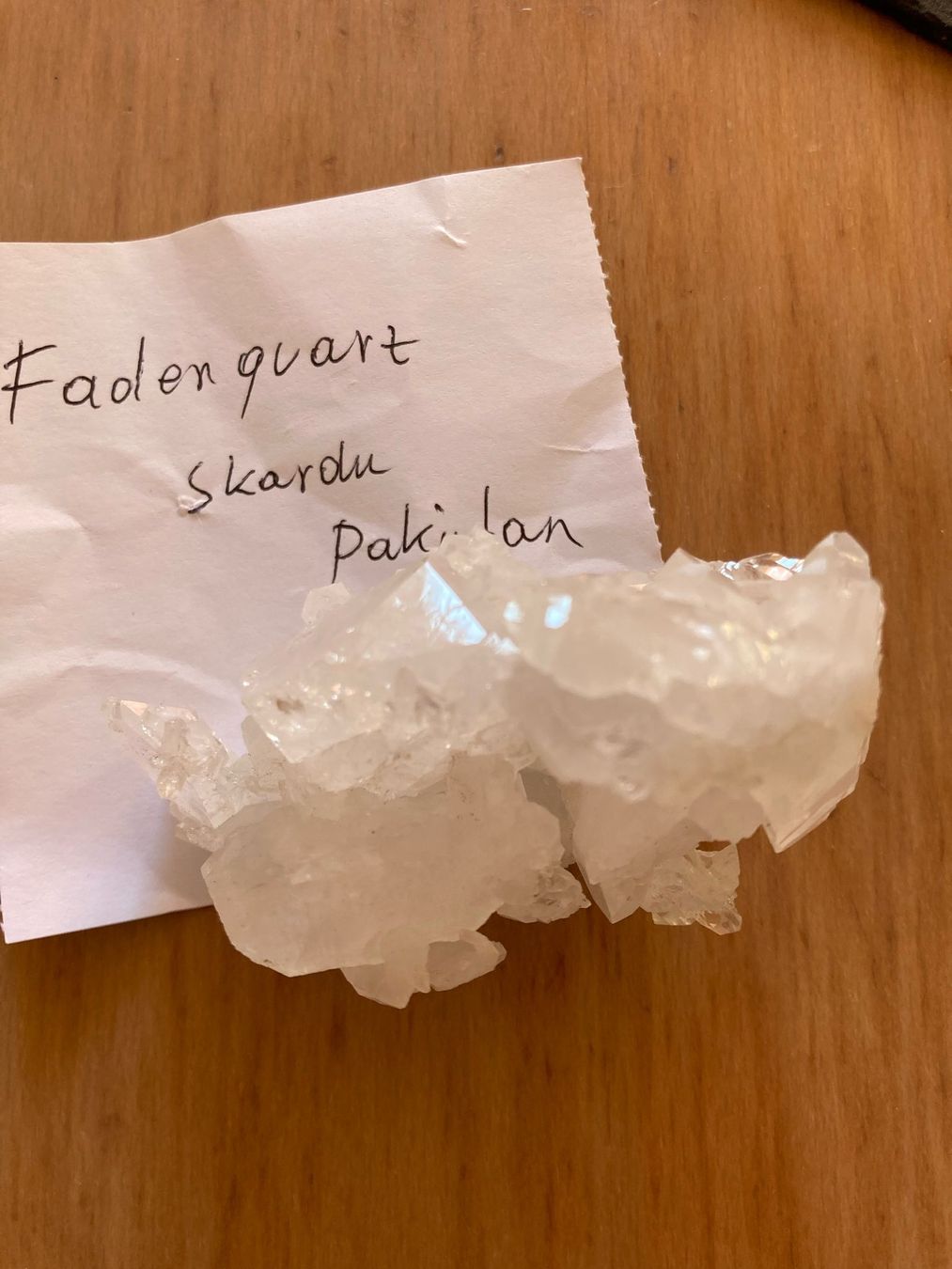 Edelsteine: Fadenquarz Skardu Pakistan – Gebraucht aus Montlingen von ForzaLazio