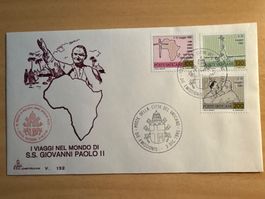 Papst Johannes Paul II, Vatikan Briefmarke, 1980/81, Top!