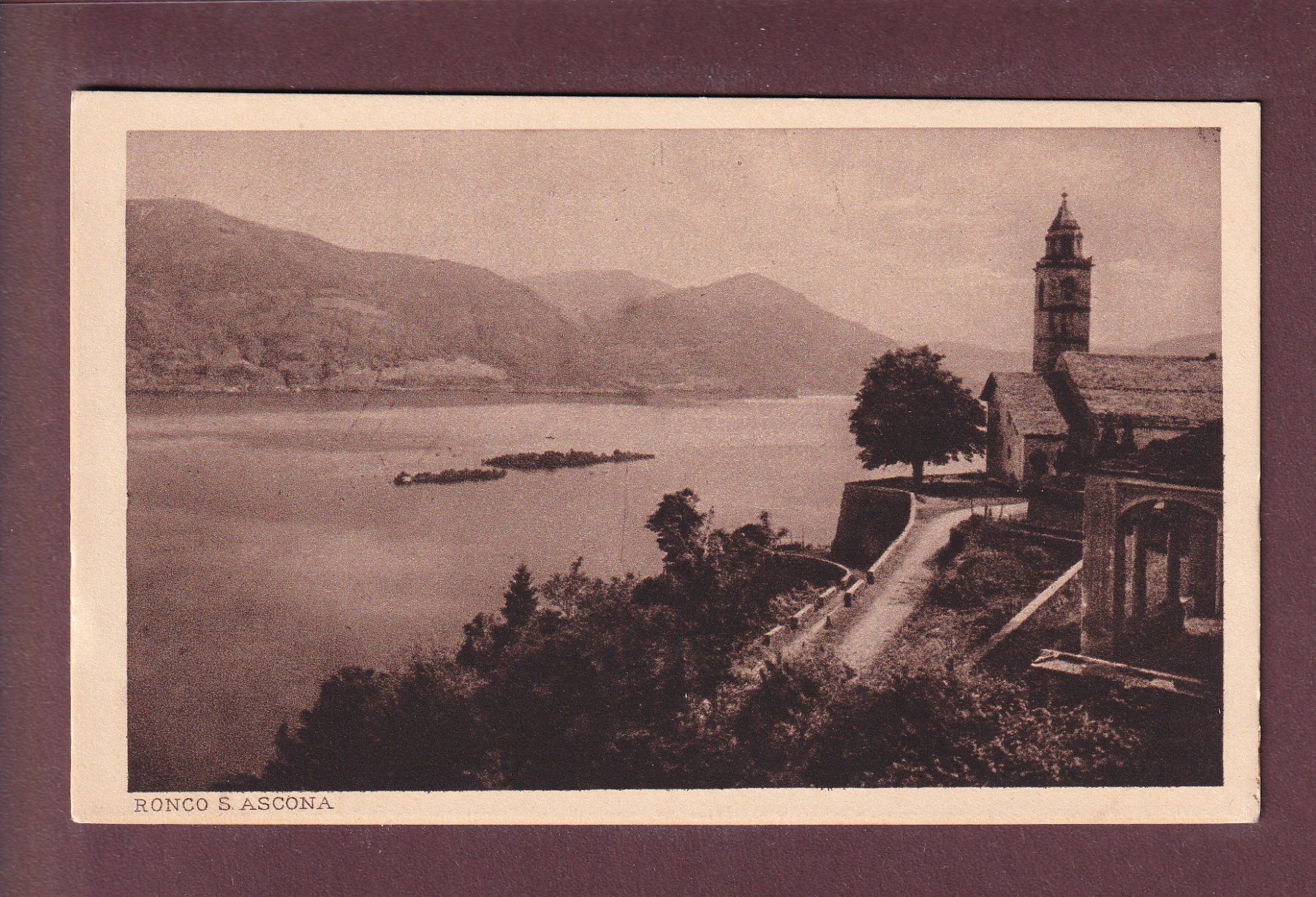 Cartoline postali: RONCO s. Ascona – Usato da Pully venduto da nicecards