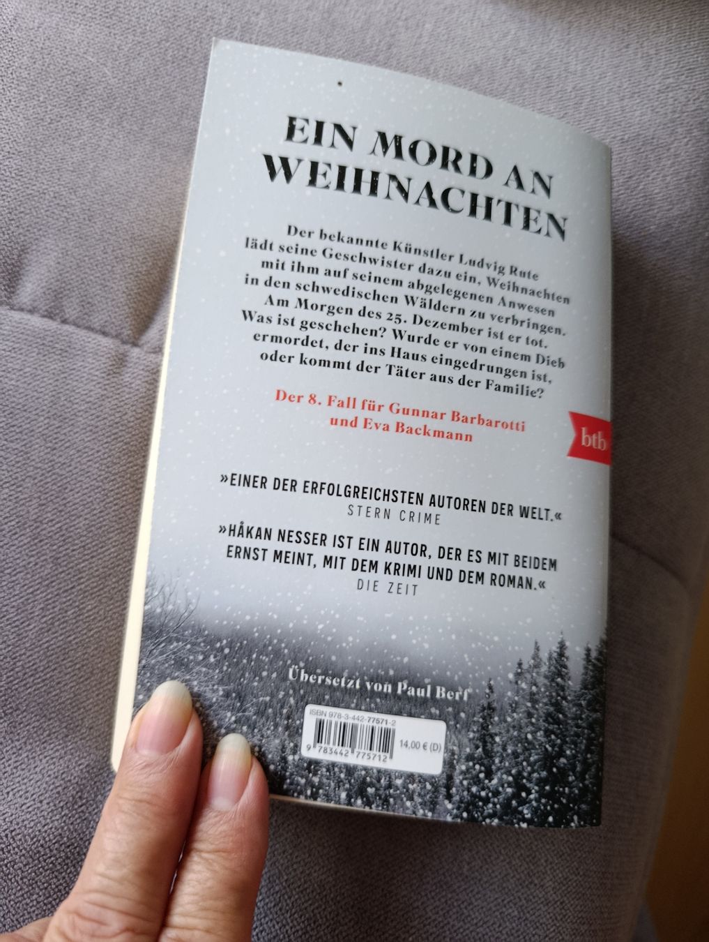 Bücher: Hakan Nesser Ein Brief aus München – Gebraucht aus Bellach von TORA4 1